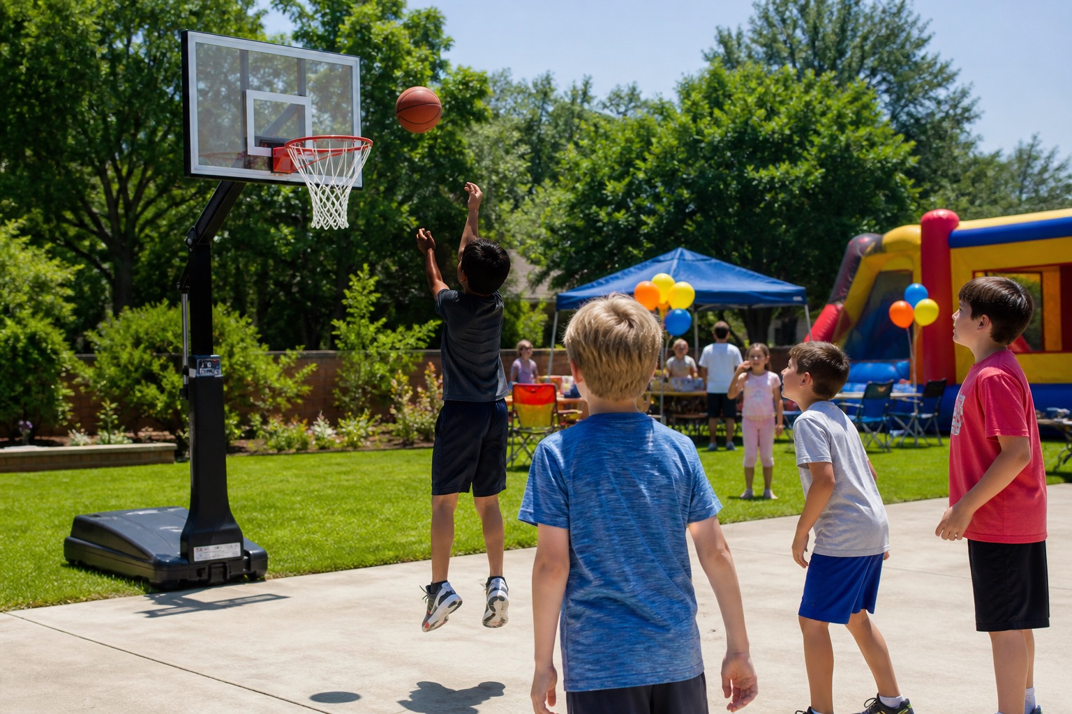 Basketball Sport Hoop rental at a Grazie Mille event