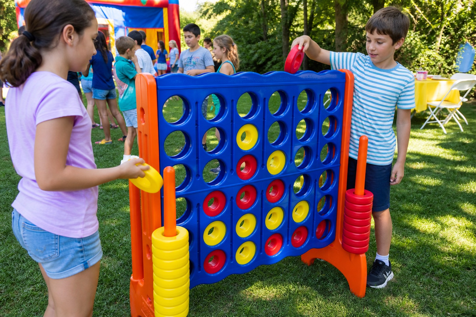 Connect 4 rental at a Grazie Mille event