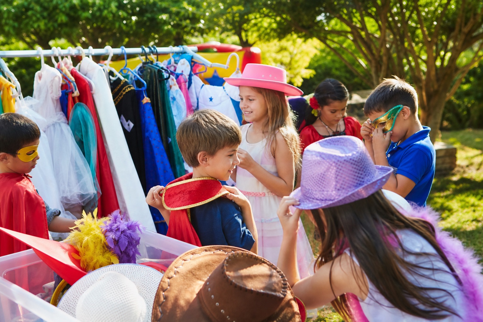 Costume Kit rental at a Grazie Mille event