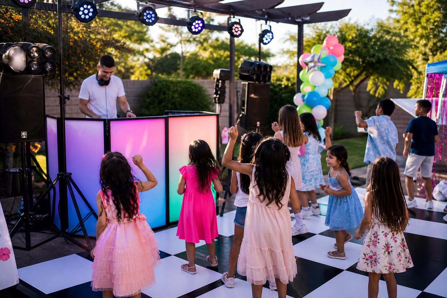DJ rental at a Grazie Mille event