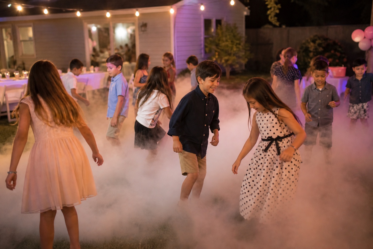 Fog Machine rental at a Grazie Mille event