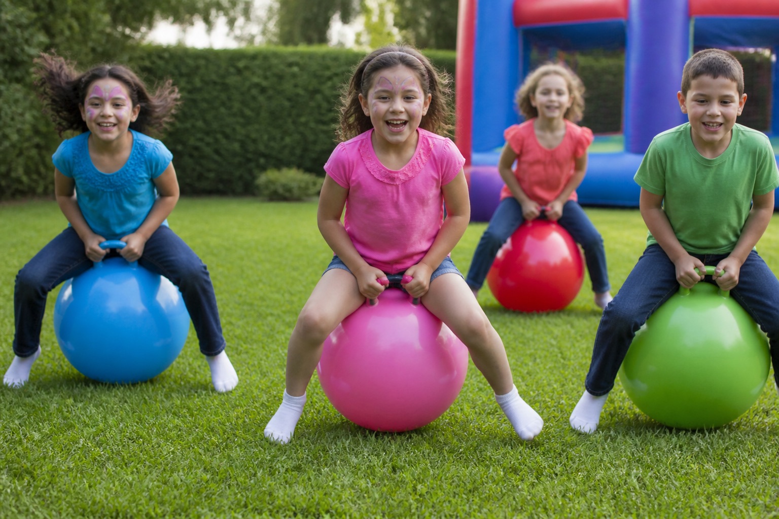 Jumping Balls rental at a Grazie Mille event