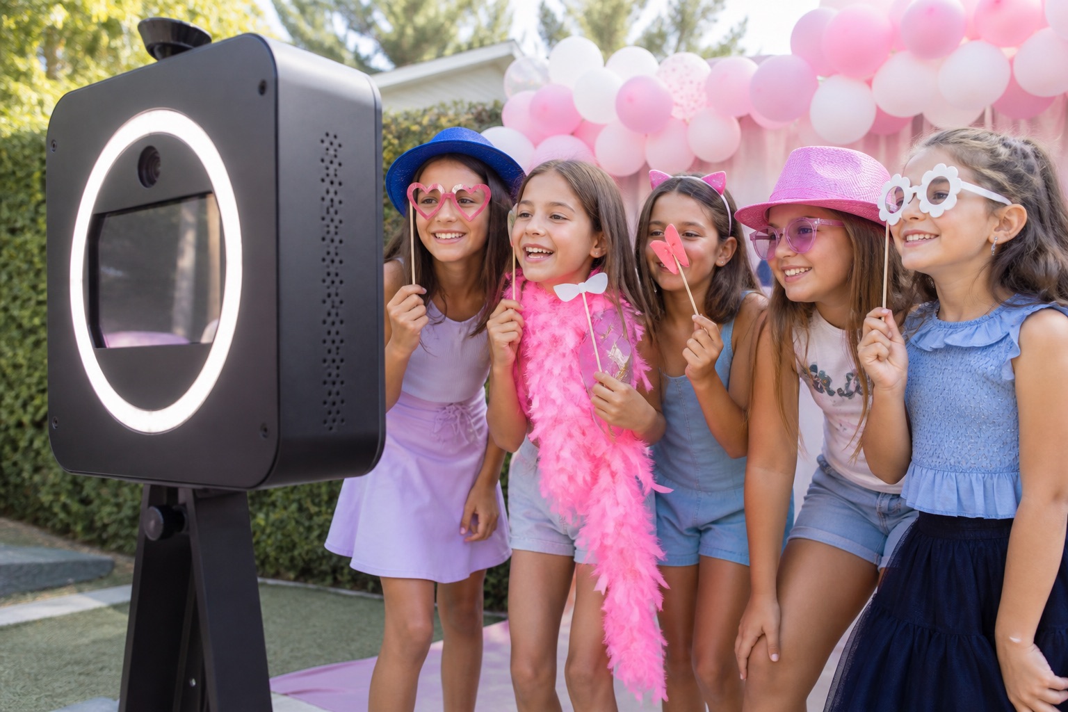 Video Booth rental at a Grazie Mille event